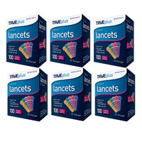 TRUEplus Universal Twist Top 33 Gauge Lancets 6 x 100pack - 600