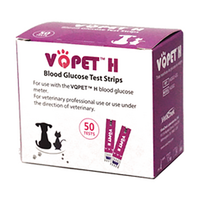 VQ PET H Blood Glucose Monitoring System for Pet Use Starter KIT with 50 Test Strips