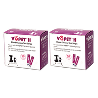 VQ PET H Blood Glucose Monitoring System for Pet Use Starter KIT with 100 Test Strips