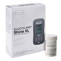 Arkray Glucocard Shine XL Meter with Shine 50 Test Strips