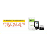 FreeStyle Libre 14 Day Sensor For 28 Day Monitoring - 2 Pack - CGM