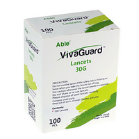 VivaGuard Lancing Device [+] VivaGuard Twist Top Lancets 100 Ct