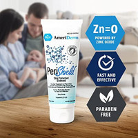 Ameriderm PeriShield Barrier Ointment and Protectant Cream, Vitamins A, D and E and Aloe Enriched, 3.5 oz Tube