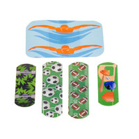Cosrich Ouchies Sportz Adhesive Bandages For Kids, 25 Ct Box - 25 Each