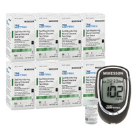 McKesson True Metrix Blood 400 Test Strips 8 Pack with Meter