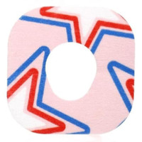 Overt Dexcom CGM Patch -Patriotic Design/Stars and Stripes [ 5 Pack ] For G7 and Stelo