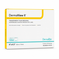 Dermaview II Transparent Film Frame, 4" X 4.5"