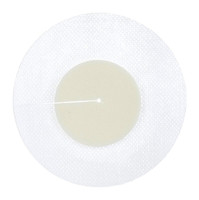 Border Foam Waterproof Dressing, 4" Round Fenestrated [ 10 Pack ]