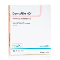 Dermafilm Hd Hydrocolloid Dressing 4" X 4"