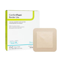 Comfortfoam Silicone Foam Border Lite Dressing, 3" X 3"