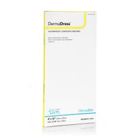 Dermadress Waterproof Composite Dressing, 4" X 10" [ 10 Pack ]