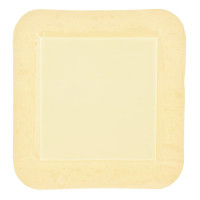 Dermalevin Waterproof Adhesive Foam Border Dressing, 4" X 4" [ 10 Pack ]