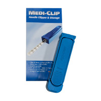 Medi-Cool Medi-Clip Needle Clipper and Storage - Holds 1500 Insulin Syringe and Pen Needles