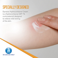 Dynarex 1% Hydrocortisone Cream, 8/9g