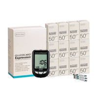Arkray Glucocard Expression Meter with Expression 600 Test Strips