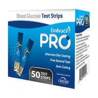 Omnis Health Embrace PRO Blood Glucose Test Strips 1000 Test Strips