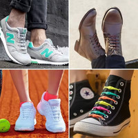 Upgrade your shoes with Overt no tie laces! Fits sneakers, dress shoes, all eyelet types. Comfort & style.