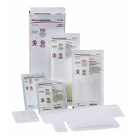 Cardinal Health™ Adhesive Island Dressing, 4" x 4"with 2"x 2" Pad