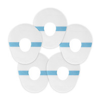 Overt Waterproof, Breathable & Clear Patches for Insulin Pumps, 0.8-Inch Hole [ 5 Pack ]