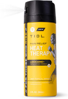 TIDL Heat Therapy Spray with Lidocaine - Plant-Based Pain Relief for Pre-Workout & Post-Training Recovery | 3 oz