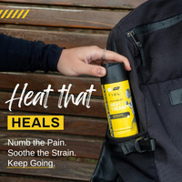 TIDL Heat Therapy Spray with Lidocaine - Plant-Based Pain Relief for Pre-Workout & Post-Training Recovery | 3 oz