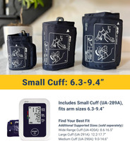 A & D Cuff Blood Pressure Monitor With AC Adaptor 6.3" - 9.4" Small Cuff