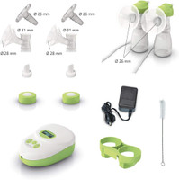 Three sizes of breast shells and silicone Optiflow inserts included with Ardo Calypso