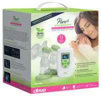Designer carry bag for breast pump with all pumping supplies organized inside