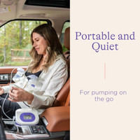 Simple three-part assembly of Lansinoh wearable pump for easy cleaning and dishwasher safety