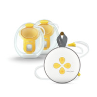 Medela Swing Maxi Hands-free double electric breast pump with wearable collection cups on white background