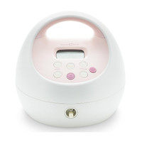 Spectra S2 Plus breast pump with manual hand pump switch kit on white background