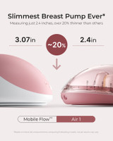 Complete Momcozy Air 1 kit including two pumps, wireless charging case, flanges, and accessories