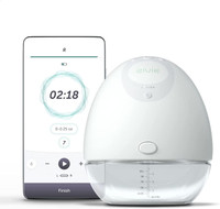 Elvie single wearable breast pump smallest and quietest on white background