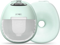 Zomee Mother's Nature W1 heated wearable breast pump on white background
