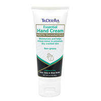 TriDerma Essential Hand Cream 2.2 oz tube – non-greasy, fragrance-free relief for overworked, extremely dry hands