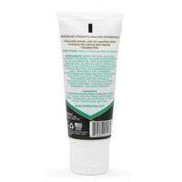 TriDerma hand cream being squeezed onto palm – rich, lightweight formula absorbs quickly without greasy residue