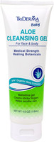 TriDerma no rinse cleansing gel being applied to skin – soothes irritation without water or harsh rubbing