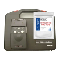 TENS 3000 analog unit being held in hand – lightweight 4 oz portable design from Roscoe Medical