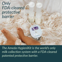 Ameda CustomFit Breast Pump Flange 25mm standard size – single comfort fit angled flange for Ameda breast pumps