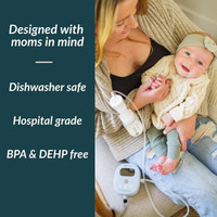 Ameda 25mm breast pump flange – compatible with HygieniKit and Mya systems, BPA and DEHP free