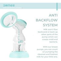 Zomee Z1 breast pump with LCD screen – easy-to-read display for controlling pumping sessions