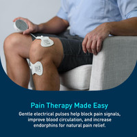 OMRON Pocket Pain Pro TENS Unit with Long Life Pads – reusable pads up to 150 times