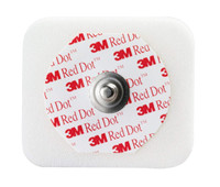 3M Red Dot Monitoring Electrode 2570 – foam tape electrode with sticky gel, 50 per box