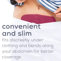 Beurer EM50 Menstrual Relief TENS Unit – Portable Period Cramp Pain Relief with Heating Pad
