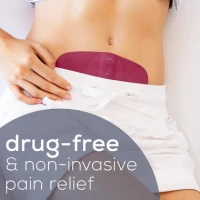 Beurer EM50 Menstrual Relief TENS Unit – Portable Period Cramp Pain Relief with Heating Pad