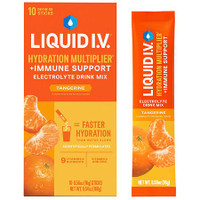 Liquid I.V. immune support electrolyte drink mix in Tangerine flavor