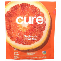 Pouch of Cure plant-based hydration powder with 14 single-serving packets
