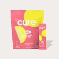 Cure Kids hydrating electrolyte drink mix in Pink Lemonade flavor