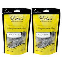 Two-pack of Eda's sugar-free root beer hard candy bags