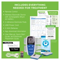 AccuRelief wireless pain relief device with wireless remote – convenient control at your fingertips